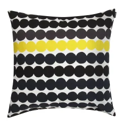 Marimekko Kissenuberzug Rasymatto Textil Weis Gelb Schwarz / 50 X 50 Cm - Gelb - Schwarz - Weis Best Sale