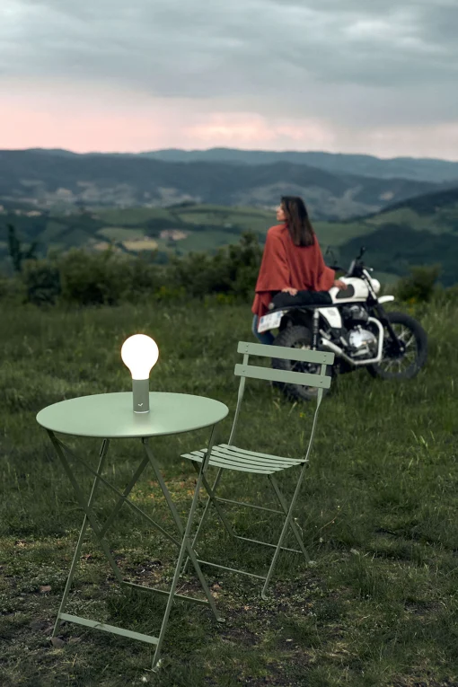 Fermob Klapptisch Bistro Metall Rot / O 60 Cm - Stahl / 2 Personen - Cerise Noire Best Sale