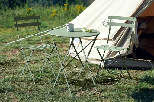 Fermob Klapptisch Bistro Metall Rot / O 60 Cm - Stahl / 2 Personen - Cerise Noire Best Sale