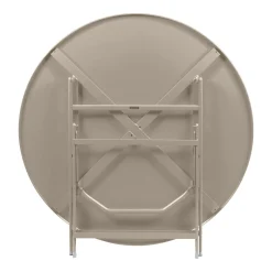 Fermob Klapptisch Caractere Metall Beige / O 128 Cm / 7 Personen - Muskat Outlet