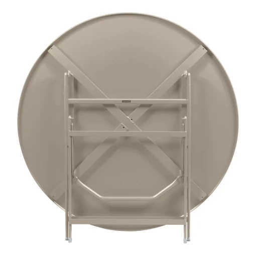 Fermob Klapptisch Caractere Metall Beige / O 128 Cm / 7 Personen - Muskat Outlet