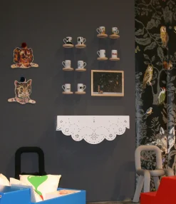 Domestic Kleiderbugel Ouaf! Holz - Bunt Cheap