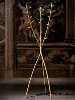 Driade Kleiderstander Mit Fus Acate Metall Gold - Messing Outlet