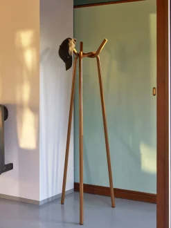 Hay Kleiderstander Mit Fus Knit Metall/ Stahl - H 161 Cm - Schwarz Hot