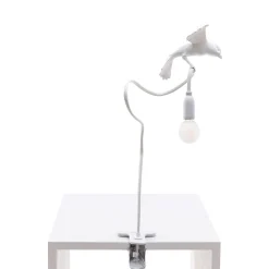 Seletti Klemmleuchte Sparrow / Cruising Plastikmaterial - Weis Hot
