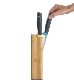 Joseph Joseph Kochmesser Elevate Holz Natur / Set 5 Messer + Bambushalter - Bambus - Bunt - Schwarz Outlet
