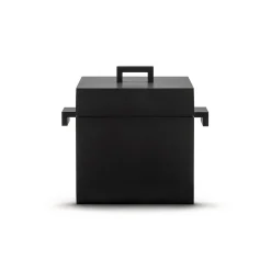 Alessi Kochtopf La Cubica Metall/ Induktion - 240 Cl / 100 Values Collection - Schwarz Clearance