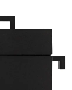 Alessi Kochtopf La Cubica Metall/ Induktion - 240 Cl / 100 Values Collection - Schwarz Clearance