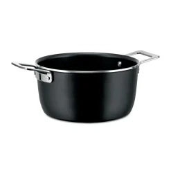 Alessi Kochtopf Pots&Pans Metall/ O 20 Cm - Fur Alle Herdarten Einschlieslich Induktion - Schwarz - Stahl Best Sale