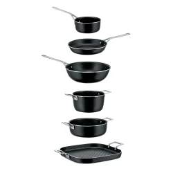 Alessi Kochtopf Pots&Pans Metall/ O 20 Cm - Fur Alle Herdarten Einschlieslich Induktion - Schwarz - Stahl Best Sale
