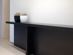 Zeus Konsole Atrium Metall Schwarz / L 283 Cm - Phosphatschwarz Fashion