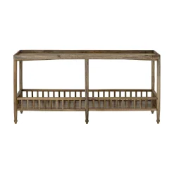 Bloomingville Konsole Sali Holz Natur / - L 168 X T 43 X H 80 Cm - Bois De Manguier Discount