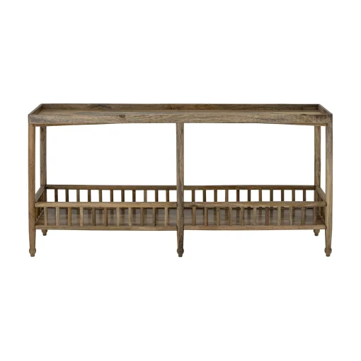 Bloomingville Konsole Sali Holz Natur / - L 168 X T 43 X H 80 Cm - Bois De Manguier Discount