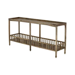 Bloomingville Konsole Sali Holz Natur / - L 168 X T 43 X H 80 Cm - Bois De Manguier Discount