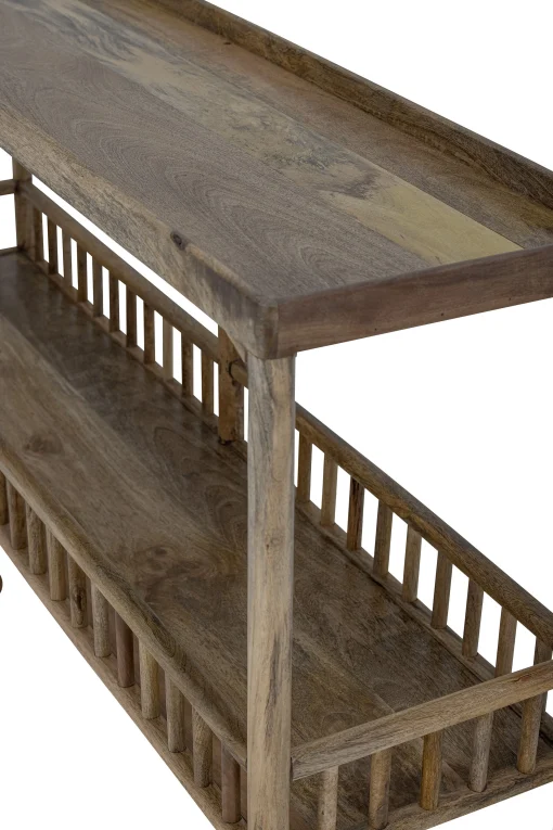 Bloomingville Konsole Sali Holz Natur / - L 168 X T 43 X H 80 Cm - Bois De Manguier Discount