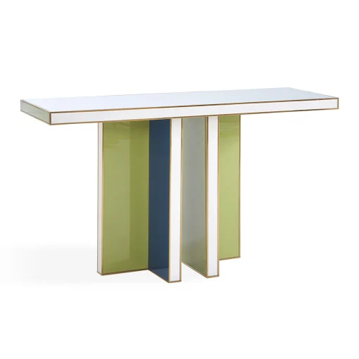 Jonathan Adler Konsole Torino Glas / L 127 Cm - Glas - Bunt Best