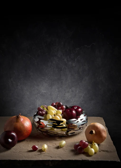 Alessi Korb Barknest Metall - Stahl Shop
