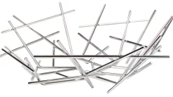 Alessi Korb Blow Up Metall O 32 X H 10  Cm - Stahl Shop