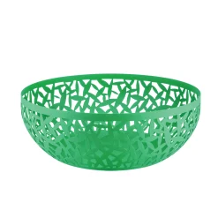 Alessi Korb Cactus! Metall/ O 29 Cm - Stahl - Grun New