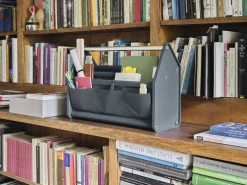Vitra Korb Locker Box Textil/ Tragbarer Büro-Ordnungshelfer - Stoff / L 46,5 Cm - Schwarz New