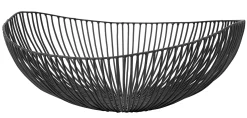 Serax Korb Meo Metall / L 37 Cm - Schwarz Discount