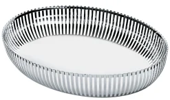 Alessi Korb Pch06 Par Pierre Charpin Metall / Oval - 26 X 20 Cm - Stahl New