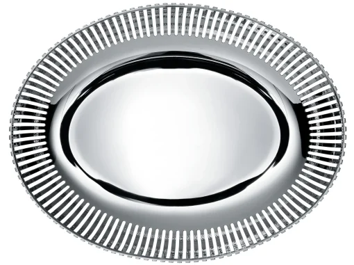 Alessi Korb Pch06 Par Pierre Charpin Metall / Oval - 26 X 20 Cm - Stahl New