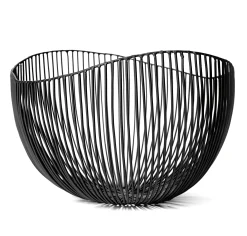 Serax Korb Tale Metall / L 31 Cm - Schwarz Flash Sale