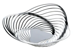 Alessi Korb Trinity Metall / O 26 X H 7 Cm - Stahl Poliert Clearance