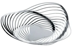 Alessi Korb Trinity Metall / O 33 X H 8 Cm - Stahl Poliert Shop