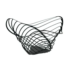 Alessi Korb Trinity Metall/ O 16,5 X H 33 Cm - Schwarz Cheap