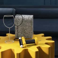 Alessi Korkenzieher / By Ettore Sottsass Holz/ 100 Values Collection - Gelb - Schwarz - Weis Outlet
