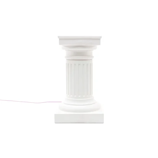 Seletti Lampe Las Vegas Plastikmaterial/ Beistelltisch - 28 X 28 X H 50 Cm - Weis Store