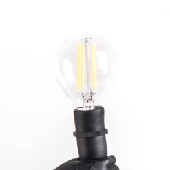 Seletti Led-Gluhbirne E14 E14 / 2W Metall Glas/ Fur „Monkey“-Lampen - Transparent Best Sale