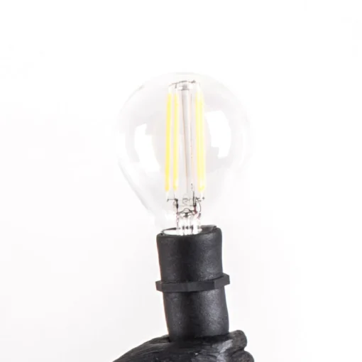 Seletti Led-Gluhbirne E14 E14 / 2W Metall Glas/ Fur „Monkey“-Lampen - Transparent Best Sale
