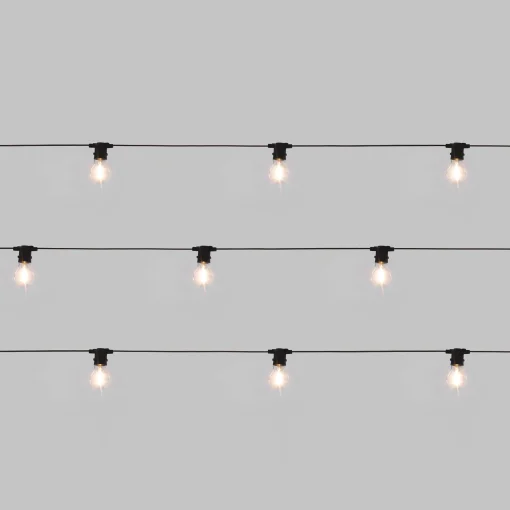 Seletti Led-Gluhbirne E27  Glas/ 0,50 W - Fur Girlande „Bella Vista“ - Transparent Clearance