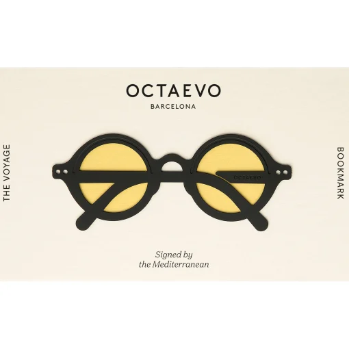 Octaevo Lesezeichen The Voyage Metall / In Brillenform Metall - Schwarz Shop