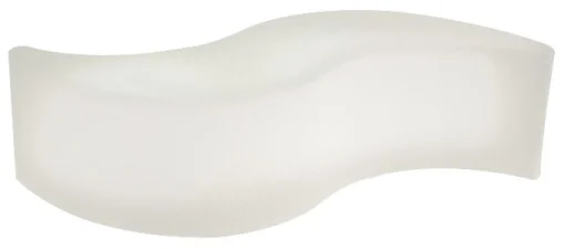 Slide Leuchtende Bank Wave Plastikmaterial Fur Innen - Weis Best