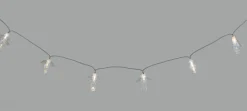 Seletti Lichterkette Floralia Glas/ Led - 12 Lampenschirme Aus Glas - L 420 Cm - Transparent Best