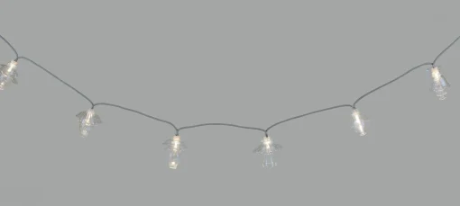 Seletti Lichterkette Floralia Glas/ Led - 12 Lampenschirme Aus Glas - L 420 Cm - Transparent Best
