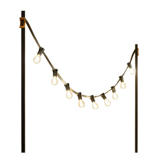 Vincent Sheppard Lichtgirlande Im Freien Light My Table Plastikmaterial/ Mit Befestigungen Fur Tischplatten - Cognac - Schwarz Hot