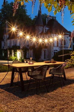 Vincent Sheppard Lichtgirlande Im Freien Light My Table Plastikmaterial/ Mit Befestigungen Fur Tischplatten - Cognac - Schwarz Hot