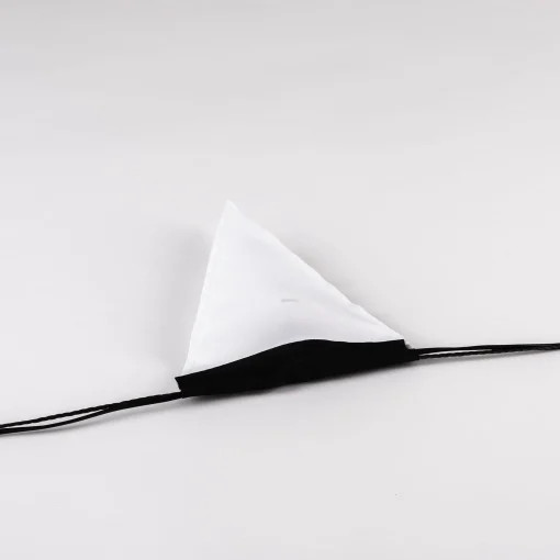 Seletti Lichtgirlande Im Freien Sagra Led Textil Weis Schwarz Led / 6 Stoffwimpel - Fur Haus Und Garten - Schwarz - Weis Outlet
