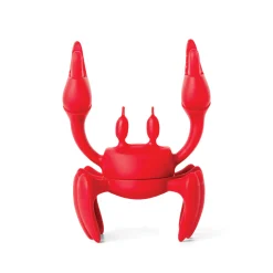 Pa Design Loffelablage Red Le Crabe Plastikmaterial/ Topfdeckel-Offenhalter - Rot Flash Sale