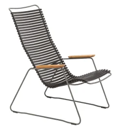 Houe Lounge Sessel Click Lounge Plastikmaterial/ Hohe Ruckenlehne - Bambus - Schwarz Sale