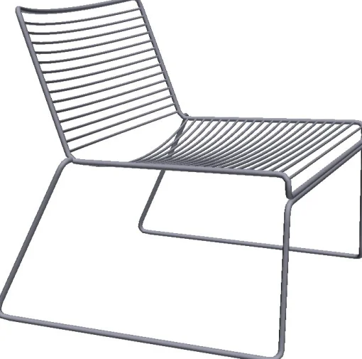 Hay Lounge Sessel Hee Metallclubsessel - Schwarz Fashion