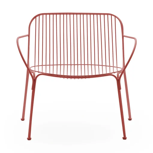 Kartell Lounge Sessel Hiray Metall Rot / Metall - Rostrot Cheap