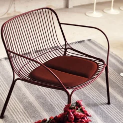 Kartell Lounge Sessel Hiray Metall Rot / Metall - Rostrot Cheap