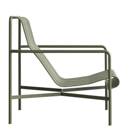 Hay Lounge Sessel Palissade Metall Grun / Mit Hoher Ruckenlehne - R & E Bouroullec - Olivgrun Flash Sale