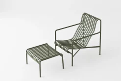 Hay Lounge Sessel Palissade Metall Grun / Mit Hoher Ruckenlehne - R & E Bouroullec - Olivgrun Flash Sale